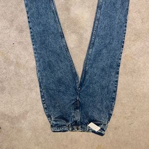 Brand new darker/medium wash mom jeans!